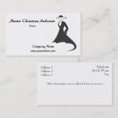 Haute Couture Business Card Visitenkarte (Vorne/Hinten)
