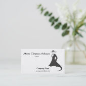 Haute Couture Business Card Visitenkarte (Stehend Vorderseite)