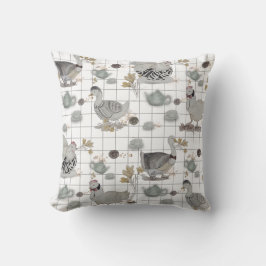 Haute Couture Chicken Print Kissen