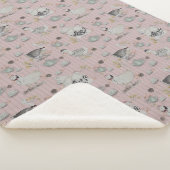 Haute Couture Chicken Print Sherpadecke (3/4)