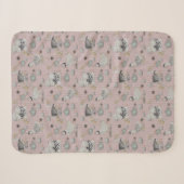 Haute Couture Chicken Print Sherpadecke (Vorderseite (Horizontal))