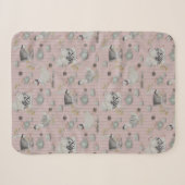Haute Couture Chicken Print Sherpadecke (Vorderseite (Horizontal))