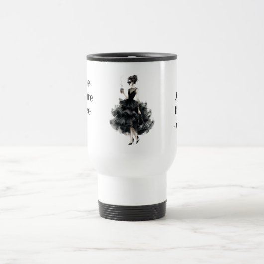 Haute Couture Coffee Travel Mug Reisebecher (Mittel)