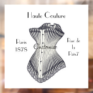 Haute Couture Corset Thunder_Cove Fensteraufkleber