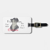 Haute Couture Corset Thunder_Cove Gepäckanhänger (Vorderseite horizontal)