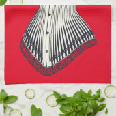 Haute Couture Corset Thunder_Cove Kitchen bis Geschirrtuch (Gefaltet)