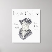 Haute Couture Corset Thunder_Cove Leinwanddruck (Vorderseite)