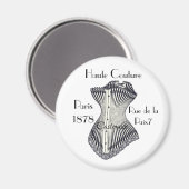 Haute Couture Corset Thunder_Cove Magnet (Vorderseite/Rückseite)