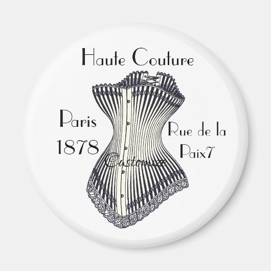 Haute Couture Corset Thunder_Cove Magnet (Vorne)