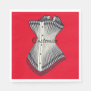 Haute Couture Corset Thunder_Cove Napkins Serviette