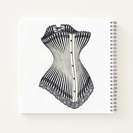 Haute Couture Corset Thunder_Cove Notizblock (Rückseite)
