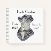 Haute Couture Corset Thunder_Cove Notizblock (Vorderseite)