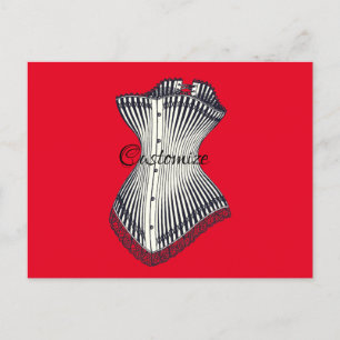 Haute Couture Corset Thunder_Cove Postkarte
