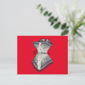 Haute Couture Corset Thunder_Cove Postkarte (Stehend Vorderseite)