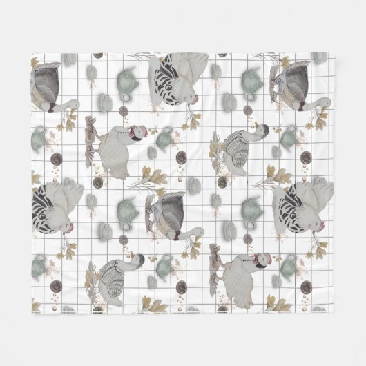 Haute Couture Fleecedecke (Vorderseite (Horizontal))