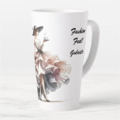 Haute Couture Latte Tasse (Rechte Ecke)