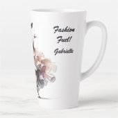 Haute Couture Latte Tasse (Rechts)