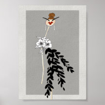 Haute-Couture-Mode-Illustrationskunstplakat
