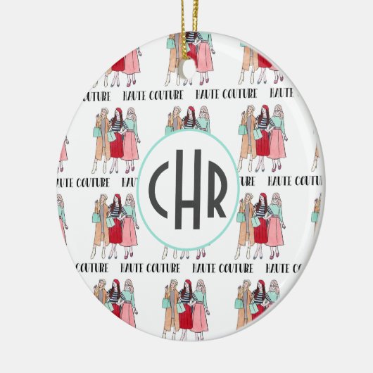 Haute Couture | Mode | Paris | Monogramm Keramik Ornament (Links)