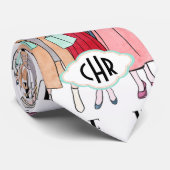 Haute Couture | Mode | Paris | Monogramm Krawatte (Gerollt)