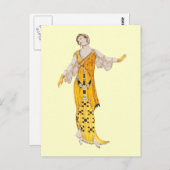 Haute Couture Postkarte (Vorne/Hinten)