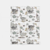 Haute Couture Print Baby Fleece Decke (Vorderseite)