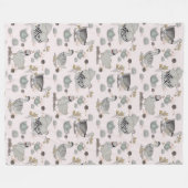 Haute Couture Print Kidsroom Fleecedecke (Vorderseite (Horizontal))
