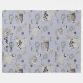 Haute Couture Print Kidsroom Fleecedecke (Vorderseite (Horizontal))