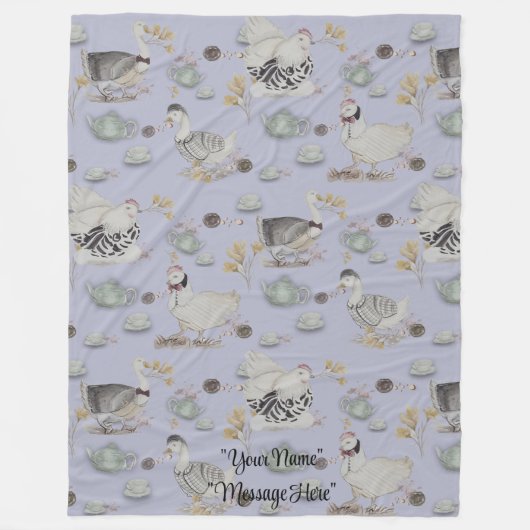 Haute Couture Print Kidsroom Fleecedecke (Vorderseite)