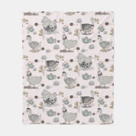 Haute Couture Print Kidsroom Fleecedecke (Vorderseite)