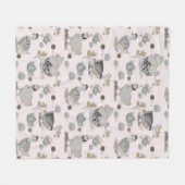 Haute Couture Print Kidsroom Fleecedecke (Vorderseite (Horizontal))
