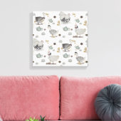 Haute Couture Theme Boganhues Artwork Leinwanddruck (Insitu (Wohnzimmer))