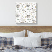 Haute Couture Theme Boganhues Artwork Leinwanddruck (Insitu (Schlafzimmer))