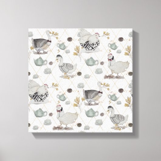 Haute Couture Theme Boganhues Artwork Leinwanddruck (Vorderseite)