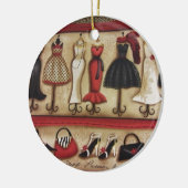 Haute Fashion Keramikornament (Links)