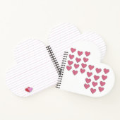 Haute Hearts Heart Shaped Writing Pad/ Notizblock (Innenseite)