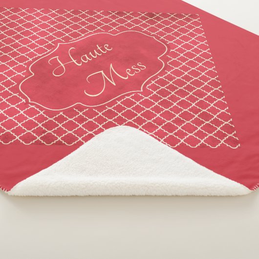 Haute Mess Funny Sherpadecke (3/4)