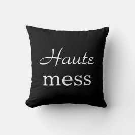 Haute Mess Kissen schwarz