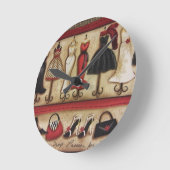 Haute Mode Runde Wanduhr (Winkel)