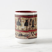 Haute Mode Zweifarbige Tasse (Mittel)