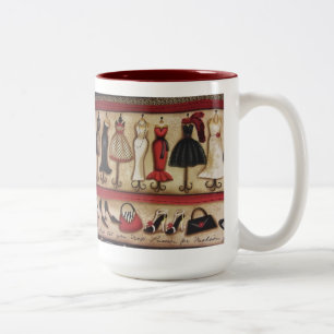 Haute Mode Zweifarbige Tasse