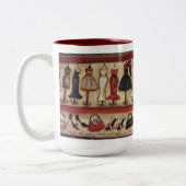 Haute Mode Zweifarbige Tasse (Links)