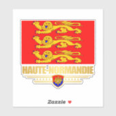 Haute-Normandie Aufkleber (Blatt)