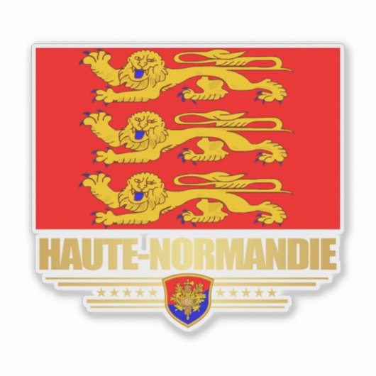 Haute-Normandie Aufkleber (Vorderseite)