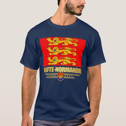 Haute-Normandie (Obere Normandie) T-Shirt (Vorderseite)