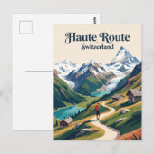 Haute Route Schweiz Postkarte (Vorne/Hinten)