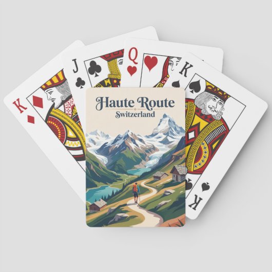 Haute Route Schweiz Spielkarten (Rückseite)