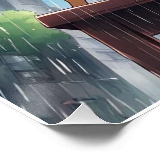 Häute und Hunde Poster (Ecke)