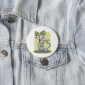 Häute und Rosa Vögel Button (Beispiel)