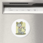 Häute und Rosa Vögel Magnet (In Situ (Geschirrspüler))